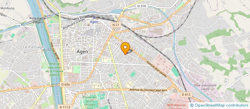 localisation de l'entreprise MONSIEUR RICHARD PORCHER  AGEN