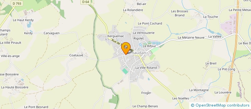 localisation de l'entreprise MONSIEUR RICHARD PROMITOR  PLUMAUDAN