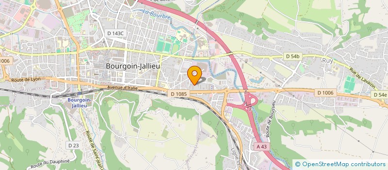 localisation de l'entreprise MONSIEUR RICHARD PROUVOT à BOURGOIN-JALLIEU