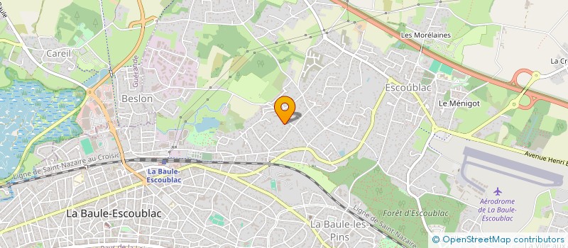 localisation de l'entreprise MONSIEUR RICHARD PROUX à LA BAULE-ESCOUBLAC