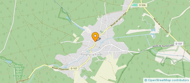 localisation de l'entreprise MONSIEUR RICHARD PUEO à POIGNY-LA-FORET