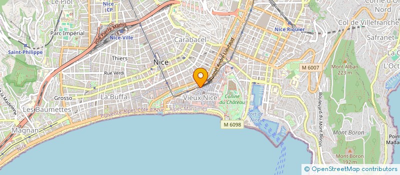 localisation de l'entreprise MONSIEUR RICHARD PYNE  NICE