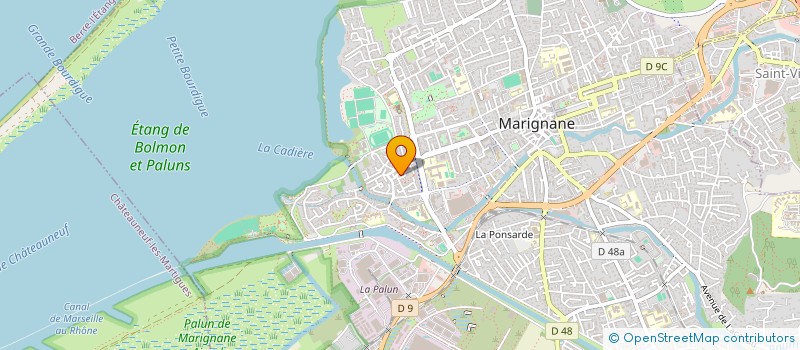 localisation de l'entreprise MONSIEUR RICHARD QUESSADA  MARIGNANE