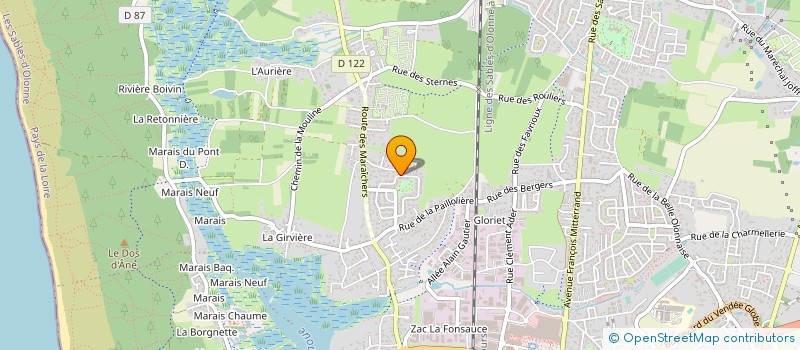 localisation de l'entreprise MONSIEUR RICHARD RABILLER à LES SABLES D'OLONNE