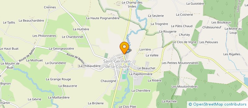localisation de l'entreprise MONSIEUR RICHARD RAC à LA CHAPELLE-SOUEF