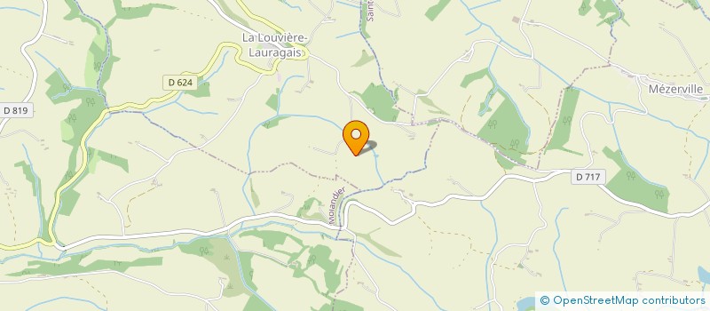 localisation de l'entreprise MONSIEUR RICHARD RAMPIN à LA LOUVIERE-LAURAGAIS