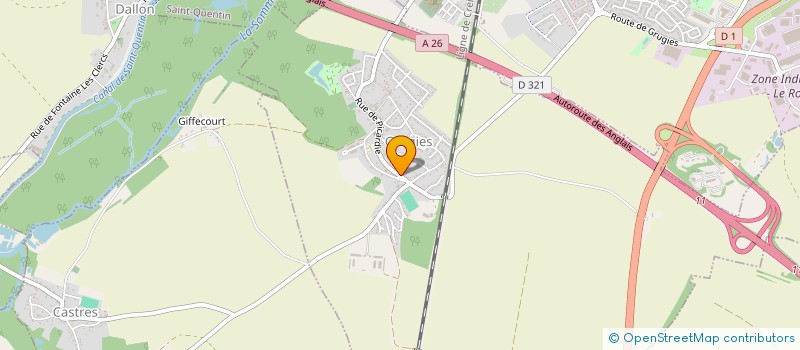 localisation de l'entreprise MONSIEUR RICHARD REBOTTINI  GRUGIES