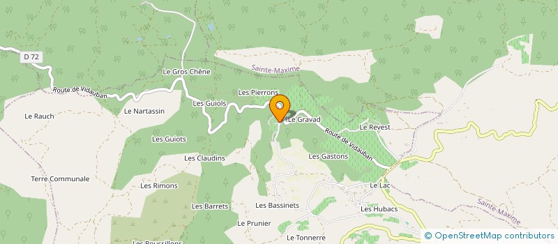 localisation de l'entreprise MONSIEUR RICHARD REBULL  LE PLAN-DE-LA-TOUR