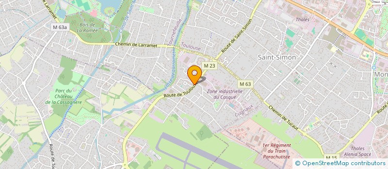 localisation de l'entreprise MONSIEUR RICHARD REIDE  CUGNAUX