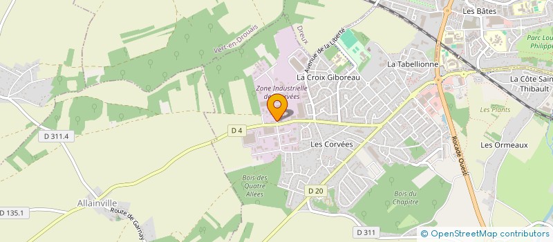 localisation de l'entreprise MONSIEUR RICHARD RESVE à VERNOUILLET