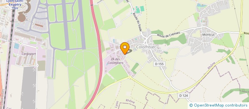 localisation de l'entreprise MONSIEUR RICHARD REYNAUD  COLOMBIER-SAUGNIEU