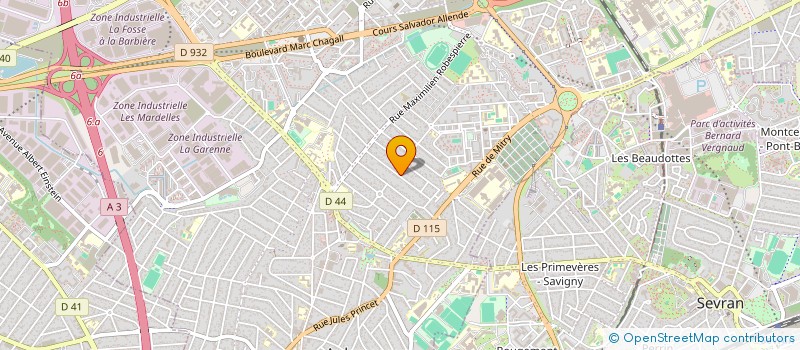 localisation de l'entreprise MONSIEUR RICHARD RODRIGUEZ à AULNAY SOUS BOIS