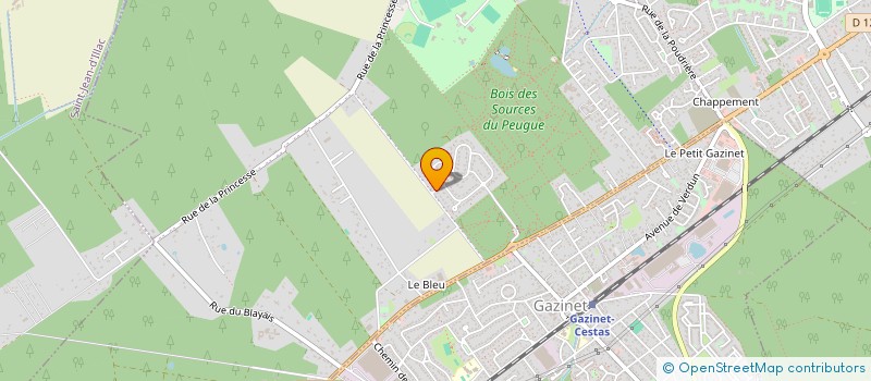 localisation de l'entreprise MONSIEUR RICHARD ROLAND FAIVRE à PESSAC