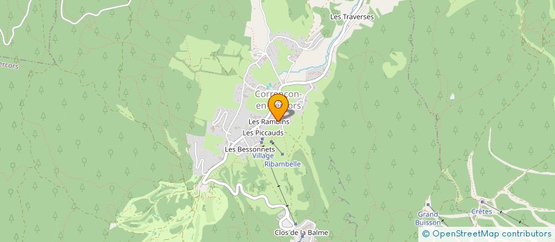 localisation de l'entreprise MONSIEUR RICHARD ROLLAND à CORRENCON-EN-VERCORS