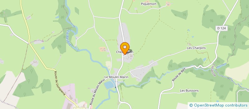 localisation de l'entreprise MONSIEUR RICHARD RONDEPIERRE  LAPALISSE