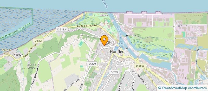 localisation de l'entreprise MONSIEUR RICHARD ROSE  HONFLEUR