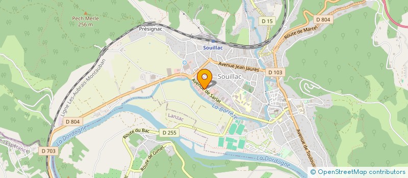 localisation de l'entreprise MONSIEUR RICHARD ROUAN  SOUILLAC