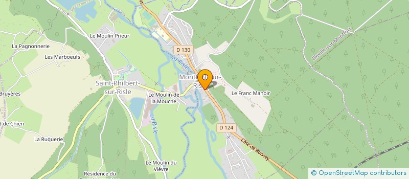 localisation de l'entreprise MONSIEUR RICHARD ROUTIN  MONTFORT-SUR-RISLE