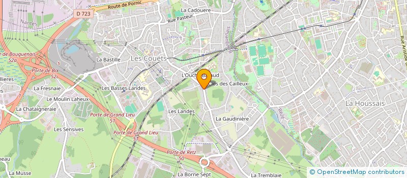 localisation de l'entreprise MONSIEUR RICHARD ROUZEE  BOUGUENAIS