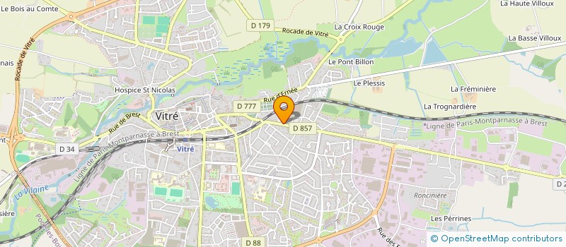 localisation de l'entreprise MONSIEUR RICHARD ROY  VITRE