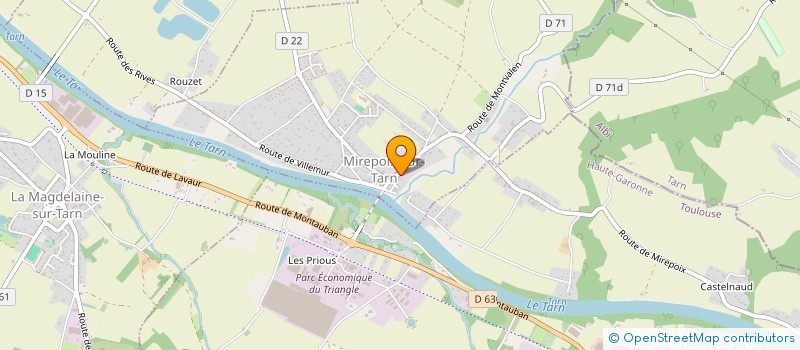 localisation de l'entreprise MONSIEUR RICHARD RUMEAU  MIREPOIX-SUR-TARN