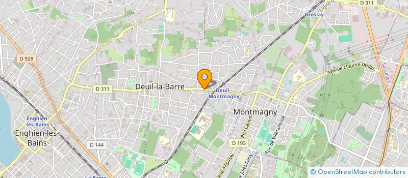 localisation de l'entreprise MONSIEUR RICHARD SAADAT-NEJAD  DEUIL-LA-BARRE