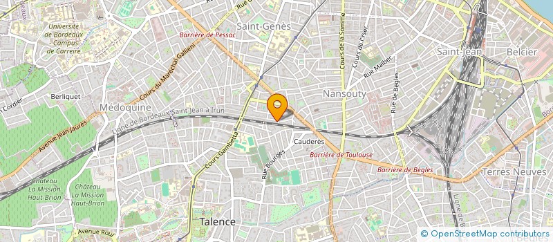 localisation de l'entreprise MONSIEUR RICHARD SABAS  TALENCE