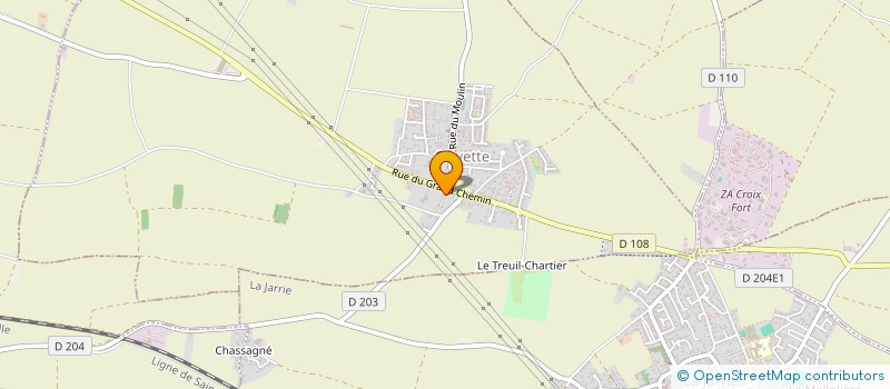 localisation de l'entreprise MONSIEUR RICHARD SAIZY  CLAVETTE