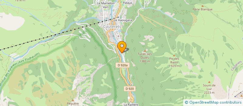 localisation de l'entreprise MONSIEUR RICHARD SALSON à CAUTERETS