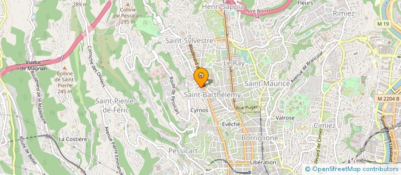 localisation de l'entreprise MONSIEUR RICHARD SAMMARTANO à NICE
