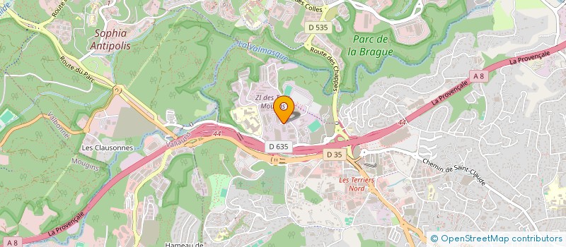 localisation de l'entreprise MONSIEUR RICHARD SARETTA  ANTIBES