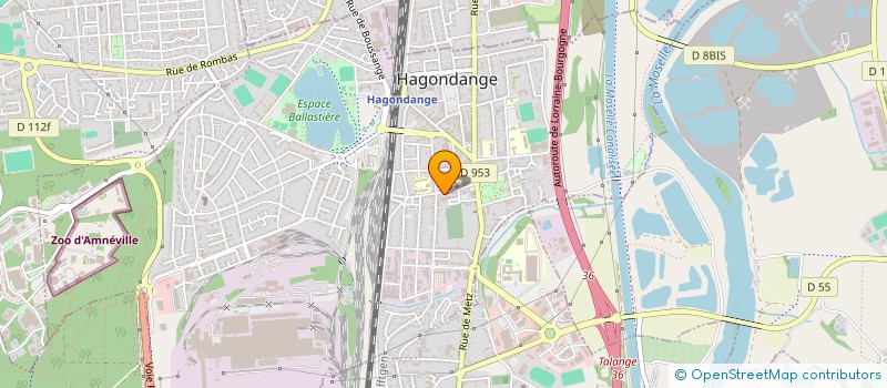 localisation de l'entreprise MONSIEUR RICHARD SCHILLACK  HAGONDANGE