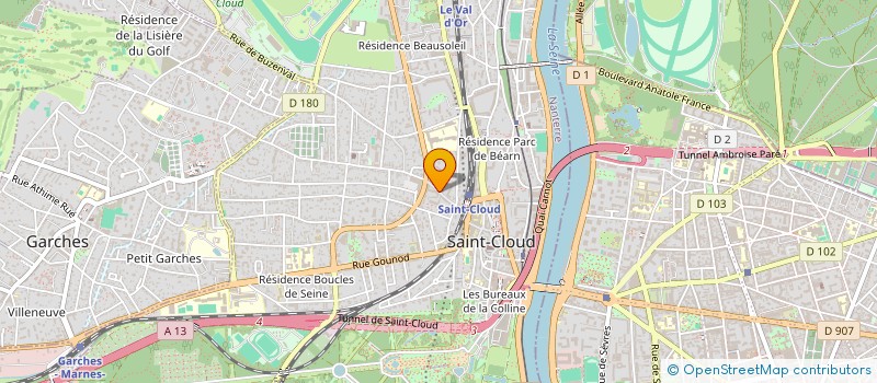 localisation de l'entreprise MONSIEUR RICHARD SEGISSEMENT à SAINT-CLOUD