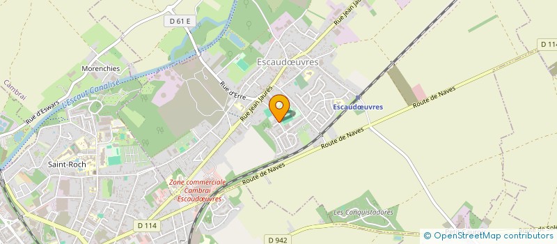 localisation de l'entreprise MONSIEUR RICHARD SEGUY  ESCAUDUVRES