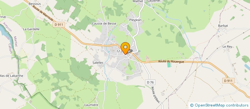 localisation de l'entreprise MONSIEUR RICHARD SENTIS  SAVIGNAC