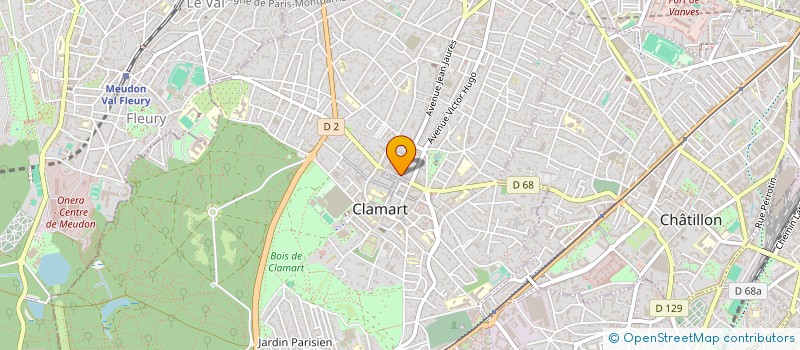 localisation de l'entreprise MONSIEUR RICHARD SIMOES à CLAMART