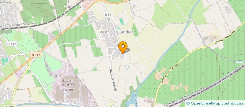 localisation de l'entreprise MONSIEUR RICHARD SIX  VESTRIC-ET-CANDIAC