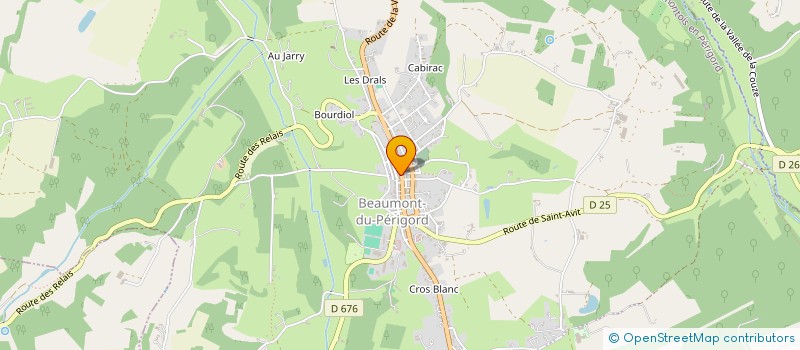 localisation de l'entreprise MONSIEUR RICHARD SOULIE  BEAUMONTOIS EN PERIGORD