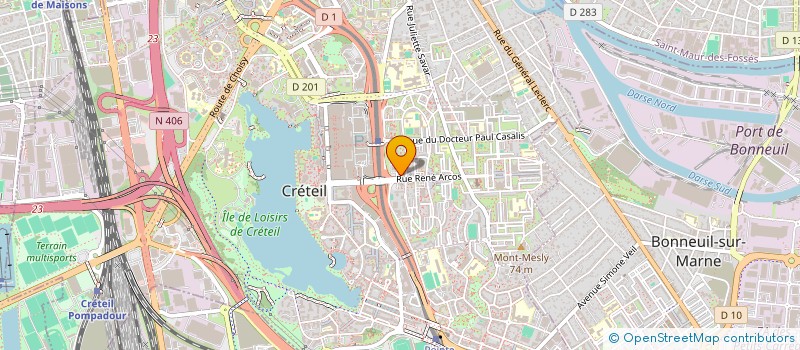 localisation de l'entreprise MONSIEUR RICHARD SOUMAH  CRETEIL