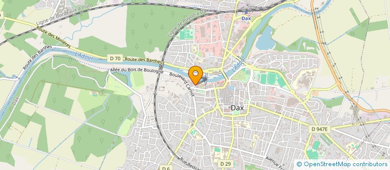 localisation de l'entreprise MONSIEUR RICHARD SOURBES  DAX