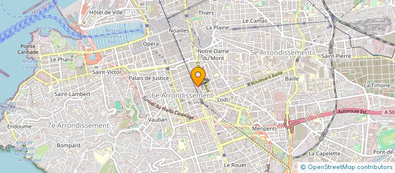 localisation de l'entreprise MONSIEUR RICHARD SPERANZA  MARSEILLE