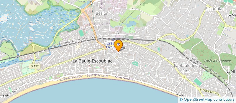 localisation de l'entreprise MONSIEUR RICHARD STARNORT à LA BAULE-ESCOUBLAC