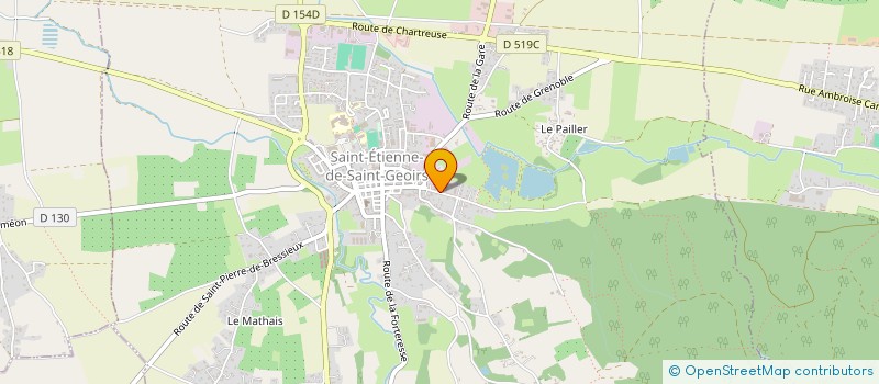 localisation de l'entreprise MONSIEUR RICHARD STIMAMIGLIO-CORONIN  SAINT-ETIENNE-DE-SAINT-GEOIRS