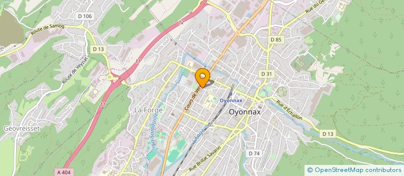 localisation de l'entreprise MONSIEUR RICHARD STOHR à OYONNAX