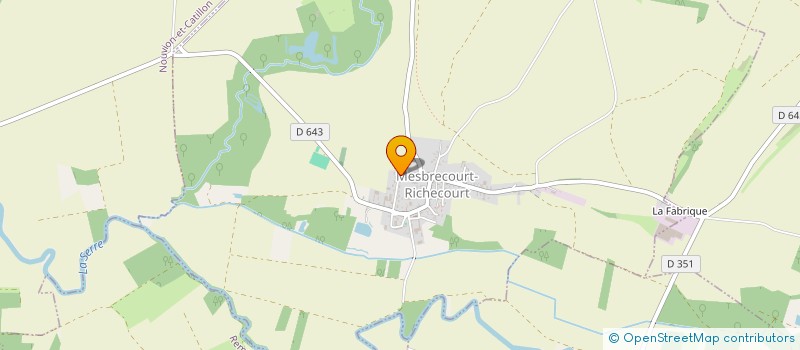 localisation de l'entreprise MONSIEUR RICHARD STOMP  MESBRECOURT-RICHECOURT