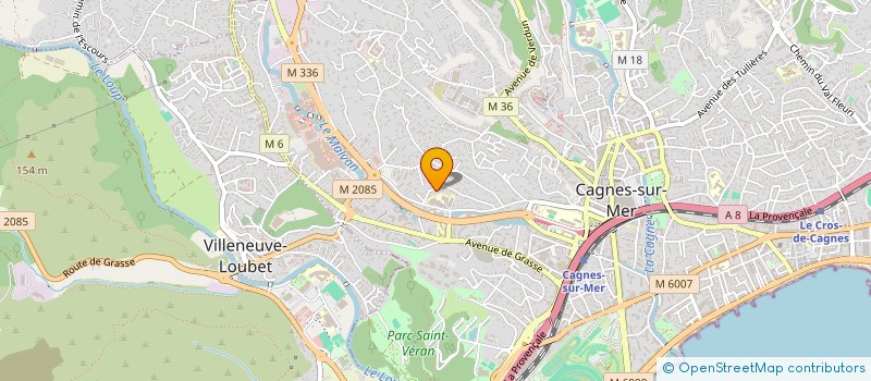 localisation de l'entreprise MONSIEUR RICHARD STRADIOTTI  CAGNES-SUR-MER