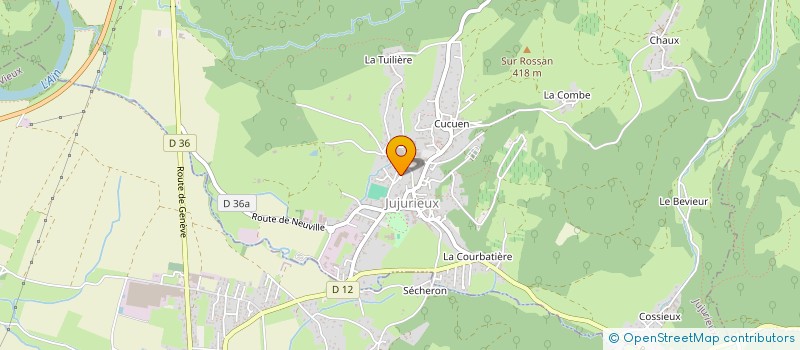 localisation de l'entreprise MONSIEUR RICHARD SUAREZ à JUJURIEUX