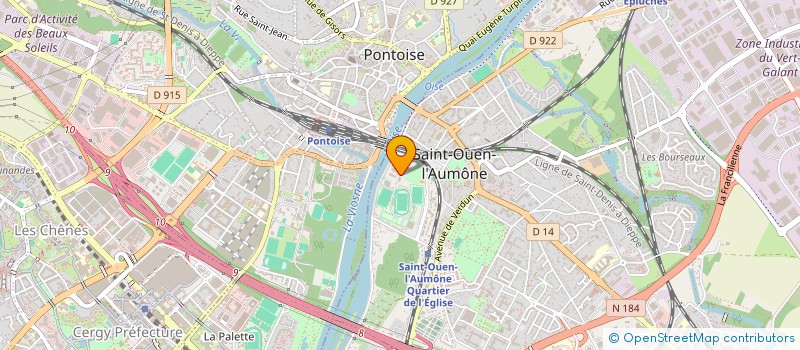 localisation de l'entreprise MONSIEUR RICHARD SUDRIE à SAINT-OUEN-L'AUMONE