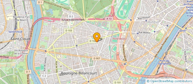 localisation de l'entreprise MONSIEUR RICHARD TAIEB à BOULOGNE-BILLANCOURT