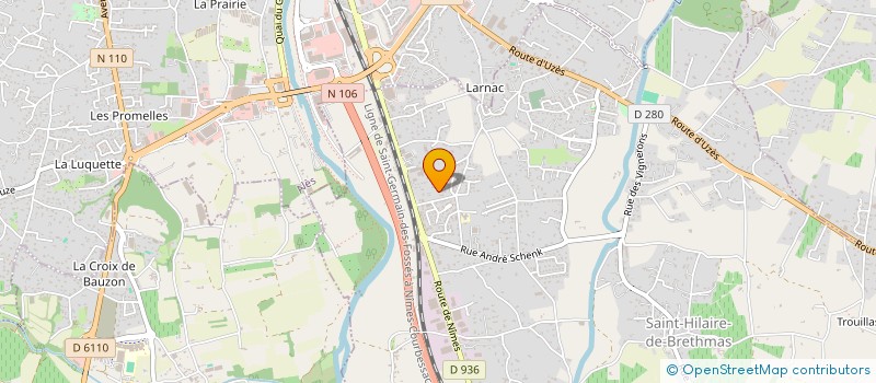 localisation de l'entreprise MONSIEUR RICHARD TAITON  SAINT-HILAIRE-DE-BRETHMAS